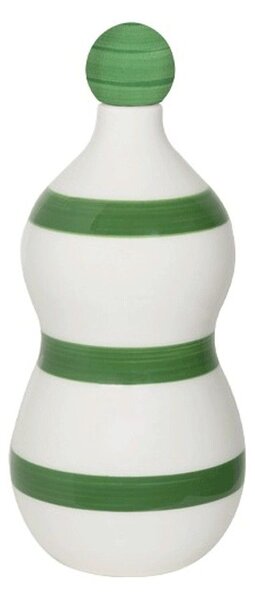 Διακοσμητικό Μπουκάλι Κεραμικό Lido FAS1505 10,4x24,4cm White-Green Zafferano