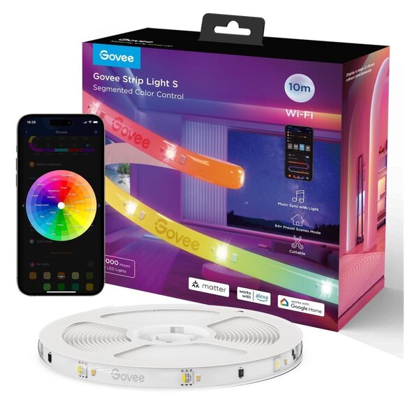 Govee - Wi-Fi RGBICW Smart PRO Ταινία LED 10m MATTER - extra durable