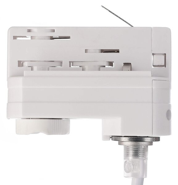 Deko-Light LED κρεμαστό φωτιστικό Lucea 3 φάσεις 10 W λευκό, ρυθμιζόμενος, Λευκό, Διάδρομος, Αλουμίνιο, σύγχρονο