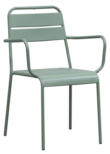 BRIO Πολυθρόνα-Pro Στοιβαζόμενη, Μέταλλο Βαφή Sandy Green 5635C