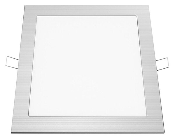 Πάνελ Χωνευτό Plato Led Slim PLATO1840SNM 18W 4000K Silver Aca