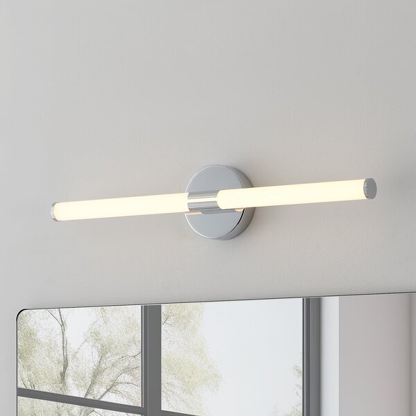 EGLO Φωτιστικό τοίχου LED Ramola, χρώμα χρώμιο, πλάτος 60 cm, IP44, CCT, Μεταλλικό, Μπάνιο, Μέταλλο, σύγχρονο