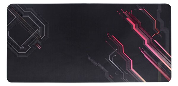 GAMING Mouse Pad 100x50cm Μαύρο/Κόκκινο