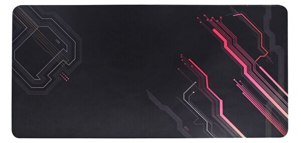 GAMING Mouse Pad 100x50cm Μαύρο/Κόκκινο