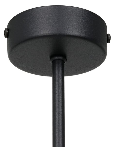 Milagro Lighting Φωτιστικό οροφής Archie, μαύρο, μήκος 68 εκ., μέταλλο, 2 λάμπες, ρυθμιζόμενος, Μαύρο, Σαλόνι / τραπεζαρία, Μέταλλο