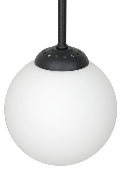 Milagro Lighting Φωτιστικό οροφής Archie, μαύρο, μήκος 68 εκ., μέταλλο, 2 λάμπες, ρυθμιζόμενος, Μαύρο, Σαλόνι / τραπεζαρία, Μέταλλο