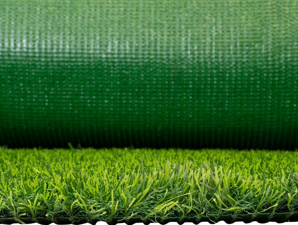 Artificial Garden SUMMER GRASS 20150 Τεχνητό Συνθετικός Χλοοτάπητας Διακοσμητικό Γρασίδι - Γκαζόν για Ανάπλαση Κήπου - με Πλάτος 2m και Ύψος Πέλους 35mm Μ100 x Π200 x Υ3.5cm (Πωλείται ανά 2τ.μ.) Εξωτερικού Χώρου IP68 UV Certified Protection