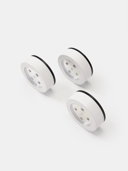 Sinsay - LED φωτάκια κάτω από ντουλάπι για έπιπλα 3 pack - λευκο