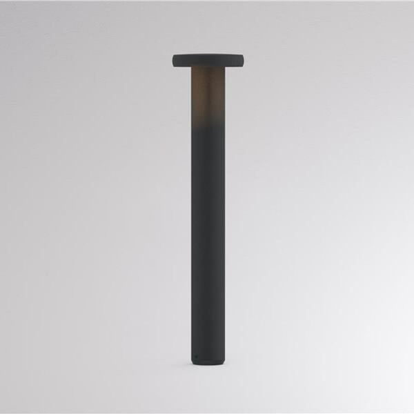 Molto Luce Φωτιστικό διαδρόμου LED CIRC, on/off, ανθρακί, ύψος 82 cm, IP65, Μαύρο, Αλουμίνιο, σύγχρονο