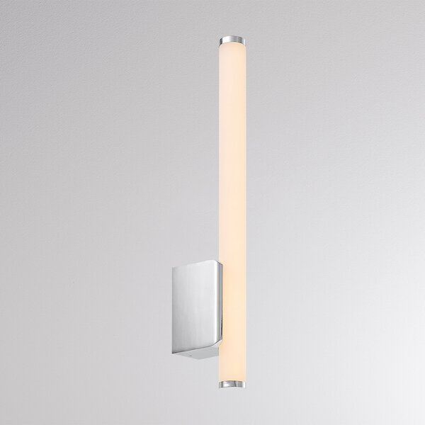 Molto Luce Φωτιστικό τοίχου LED VINA UP S, χρώμα χρωμίου, ύψος 40 cm, IP44 CCT, Μεταλλικό, Μπάνιο, Αλουμίνιο, σύγχρονο