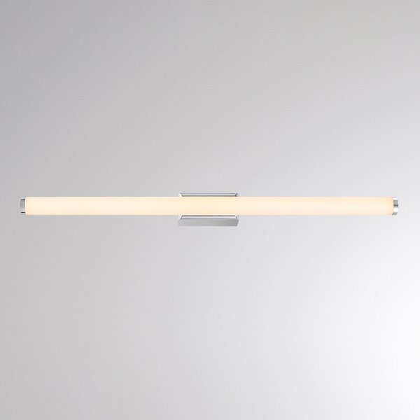 Molto Luce Φωτιστικό τοίχου LED VINA M, χρώμα χρωμίου, πλάτος 60 cm, IP44, CCT, Μεταλλικό, Μπάνιο, Αλουμίνιο, σύγχρονο