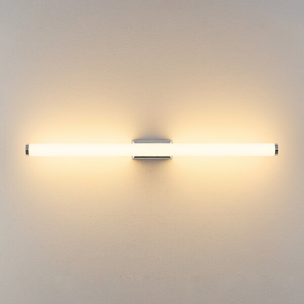 Molto Luce Φωτιστικό τοίχου LED VINA M, χρώμα χρωμίου, πλάτος 60 cm, IP44, CCT, Μεταλλικό, Μπάνιο, Αλουμίνιο, σύγχρονο