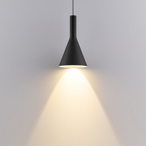 Molto Luce Φωτιστικό οροφής LED LORA I, μαύρο, Ø 15 cm, ρυθμιζόμενη ένταση, 40°, CCT, ρυθμιζόμενος, Μαύρο, Σαλόνι / τραπεζαρία, Μέταλλο, σύγχρονο