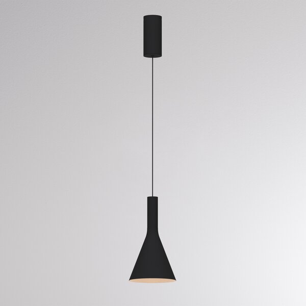 Molto Luce Φωτιστικό οροφής LED LORA I, μαύρο, Ø 15 cm, ρυθμιζόμενη ένταση, 40°, CCT, ρυθμιζόμενος, Μαύρο, Σαλόνι / τραπεζαρία, Μέταλλο, σύγχρονο