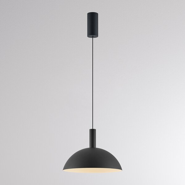 Molto Luce Φωτιστικό οροφής LED LORA II, μαύρο, Ø 24 cm, ρυθμιζόμενη ένταση φωτισμού, 40°, ρυθμιζόμενος, Μαύρο, Σαλόνι / τραπεζαρία, Μέταλλο, σύγχρονο
