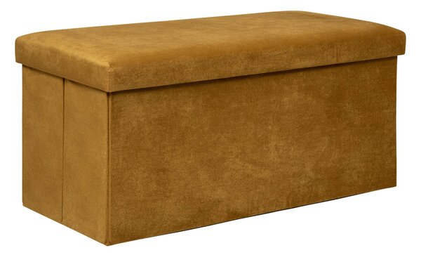 Ταμπουρέ Με Αποθηκευτικό Χώρο (76x38x38) A-S Liloy Ochre 197333B