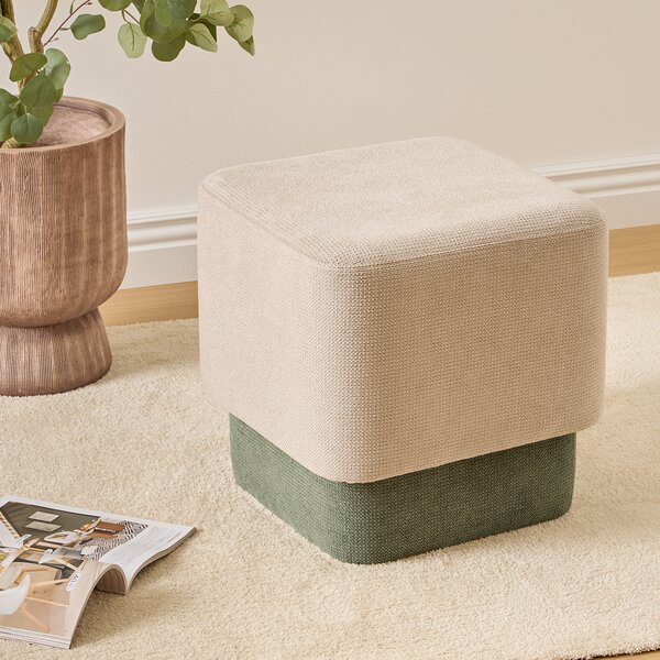 Σκαμπό 2 σε 1 (41x41x42) A-S Doki Grey/Green 207374A