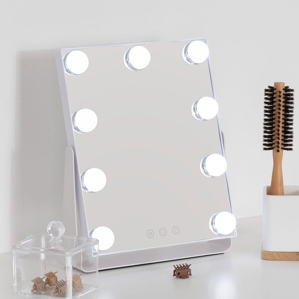 Επιτραπέζιος Καθρέφτης Με Led (27x6x32) F-V Holly 213303