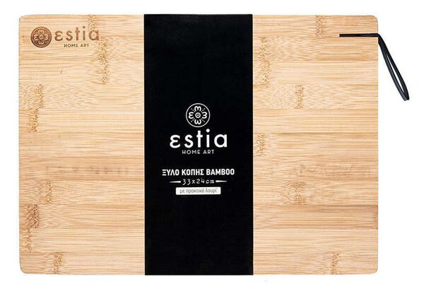 Επιφάνεια Κοπής 01-9175 33X24 Cm Bamboo Natural Estia