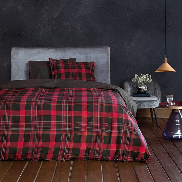 Σεντόνια Μονά (Σετ) Nima Bed Linen Noit Ruby ΜΕ ΛΑΣΤΙΧΟ 100x200+32