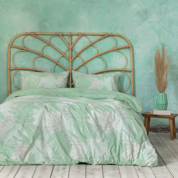 Σεντόνια Μονά (Σετ) Nima Bed Linen Aissa Jungle Green ΧΩΡΙΣ ΛΑΣΤΙΧΟ 170x260