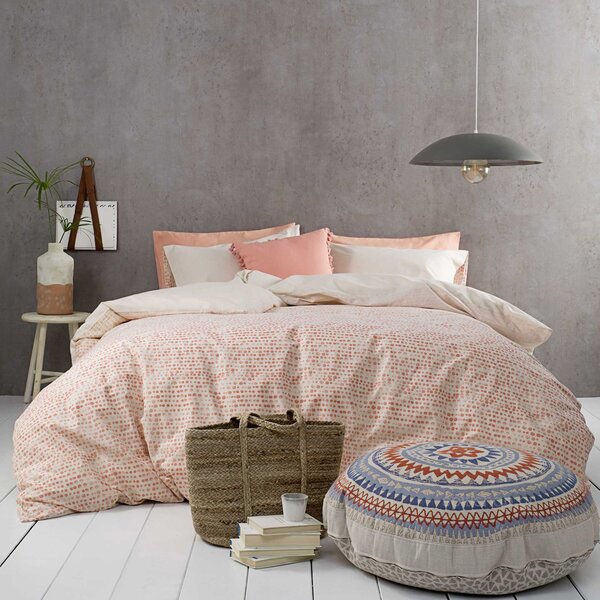 Κουβερλί Υπέρδιπλο Nima Bed Linen Pocca Coral