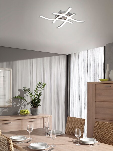 Φωτιστικό Πλαφονιέρα LED RL Route Silver R62474407