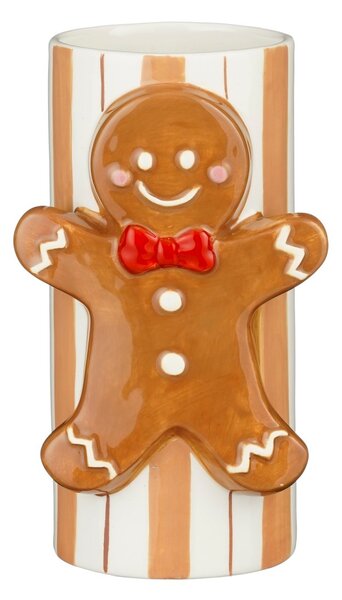 Χριστουγεννιάτικο Βάζο (11.5x10x20) Edelman Gingerbread Brown 1209166