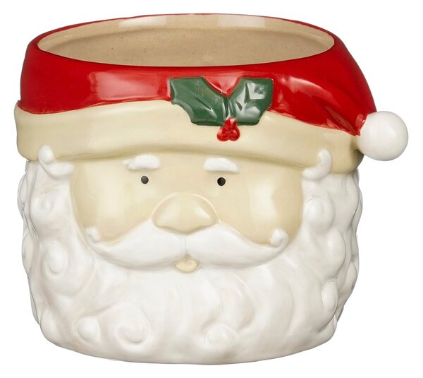 Χριστουγεννιάτικο Κασπώ (13.5x15.5x11.5) Edelman Santa Red 1201027