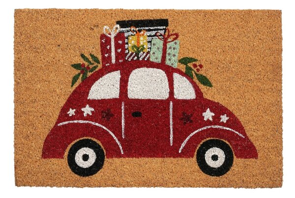 Χριστουγεννιάτικο Πατάκι Εισόδου (40x60) Edelman Car Red 1196615