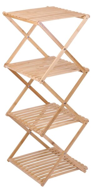 Πτυσσόμενη Ραφιέρα Δαπέδου 4 Θέσεων (40x33.5x93.5) Alpina 871125224740