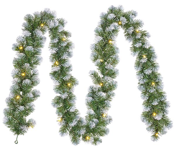 Χριστουγεννιάτικη Γιρλάντα 270εκ. Με 20 Led Φωτάκια Edelman Norton 1046218