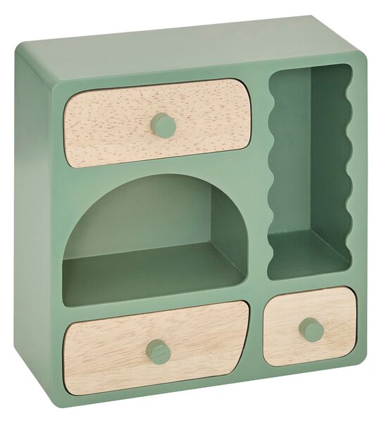 Μπιζουτιέρα Με Συρτάρια (23.8x11x23.8) A-S Cheri 211538 Green