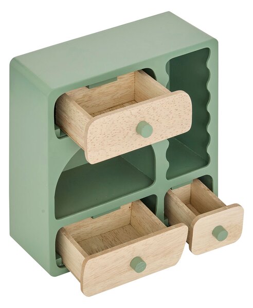 Μπιζουτιέρα Με Συρτάρια (23.8x11x23.8) A-S Cheri 211538 Green