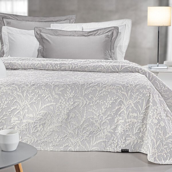 Κουβερτόριο King Size (260x250) 2 Όψεων Guy Laroche Bouquet Smoke