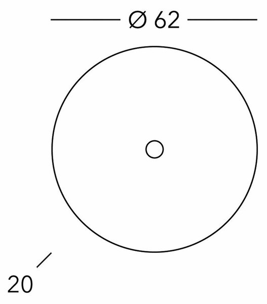 Φωτιστικό τοίχου KOLARZ Moon, ασημί, Ø 62 cm, μέταλλο/γυαλί