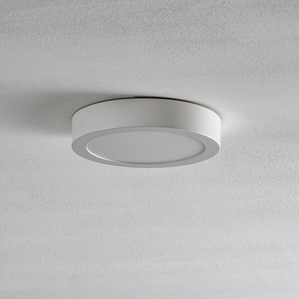 BRUMBERG Flat37 LED πάνελ οροφής, στρογγυλό, Ø 18 cm