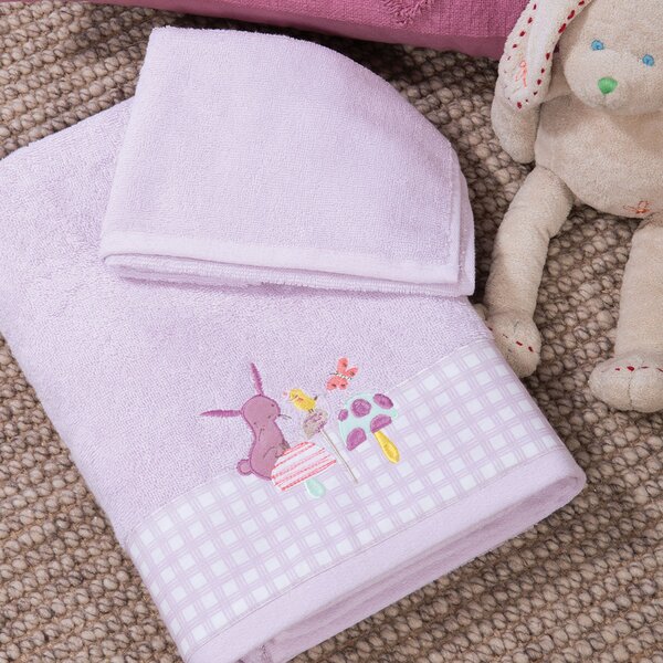 Παιδικές Πετσέτες (Σετ 2τμχ) Nef-Nef Homeware Mon Petit Jardin 420gsm