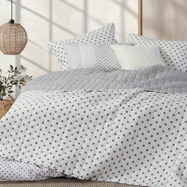 Κουβερλί Μονό (180x240) 2 Όψεων Nef-Nef Homeware Smart Donter Grey