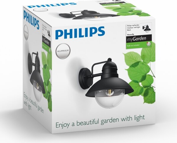 Philips 17237/30/PN - Φως εξωτερικού χώρου MYGARDEN HOVERFLY 1xE27/60W/230V IP44