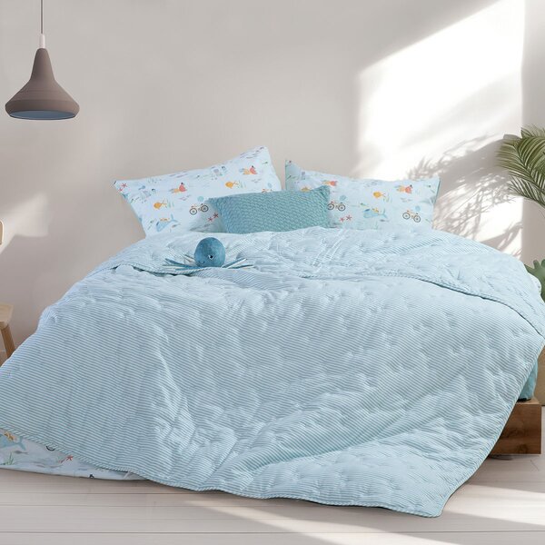 Κουβερλί Μονό (180x240) Nef-Nef Homeware Special Aqua