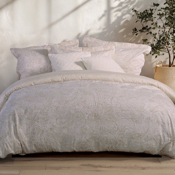 Σεντόνια Υπέρδιπλα (Σετ) Nef-Nef Homeware Premium Lilard Ecru