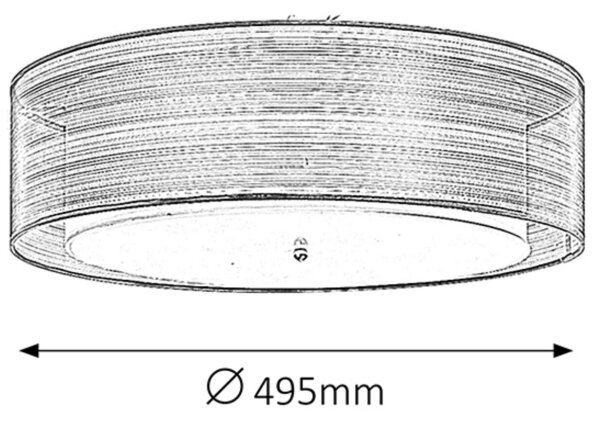 Rabalux 2634 - Φως οροφής ANASTASIA 3xE14/25W