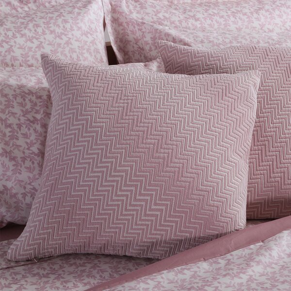 Διακοσμητική Μαξιλαροθήκη (50x50) Nef-Nef Homeware Chevie Pink