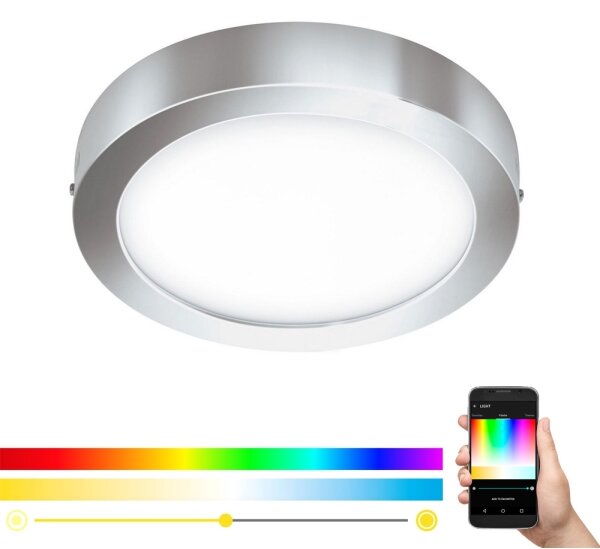 Eglo 98559 - Φως οροφής dimmer LED RGB FUEVA-C LED/21W/230V