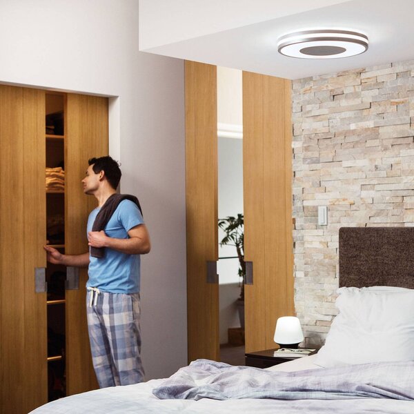 Philips Hue White Ambiance Όντας φωτιστικό οροφής αλουμινίου