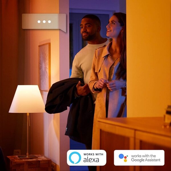 Philips 40340/31/P6 - LED Φωτιστικό dimmer Hue FAIR LED/33,5W/230V + τηλεχειριστήριο