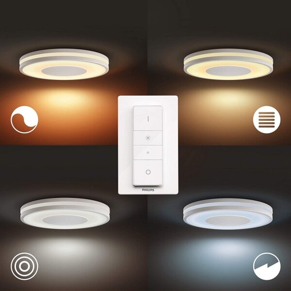 Philips 32610/31/P6 - LED Φωτιστικό dimmer Hue BEING LED/27W/230V + RC