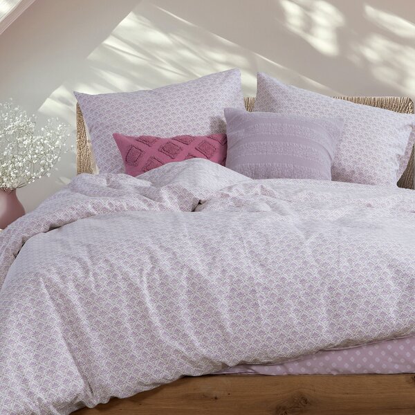Σεντόνια Υπέρδιπλα (Σετ) Nef-Nef Homeware Smart Keylan Mauve Λιλά ΧΩΡΙΣ ΛΑΣΤΙΧΟ 240x270