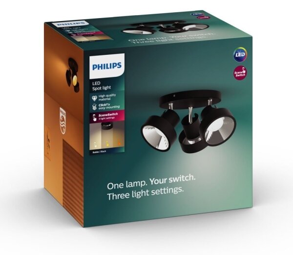 Philips 50603/30/P0 - LED Dimmable σποτ BUKKO 3xLED/4,3W/230V